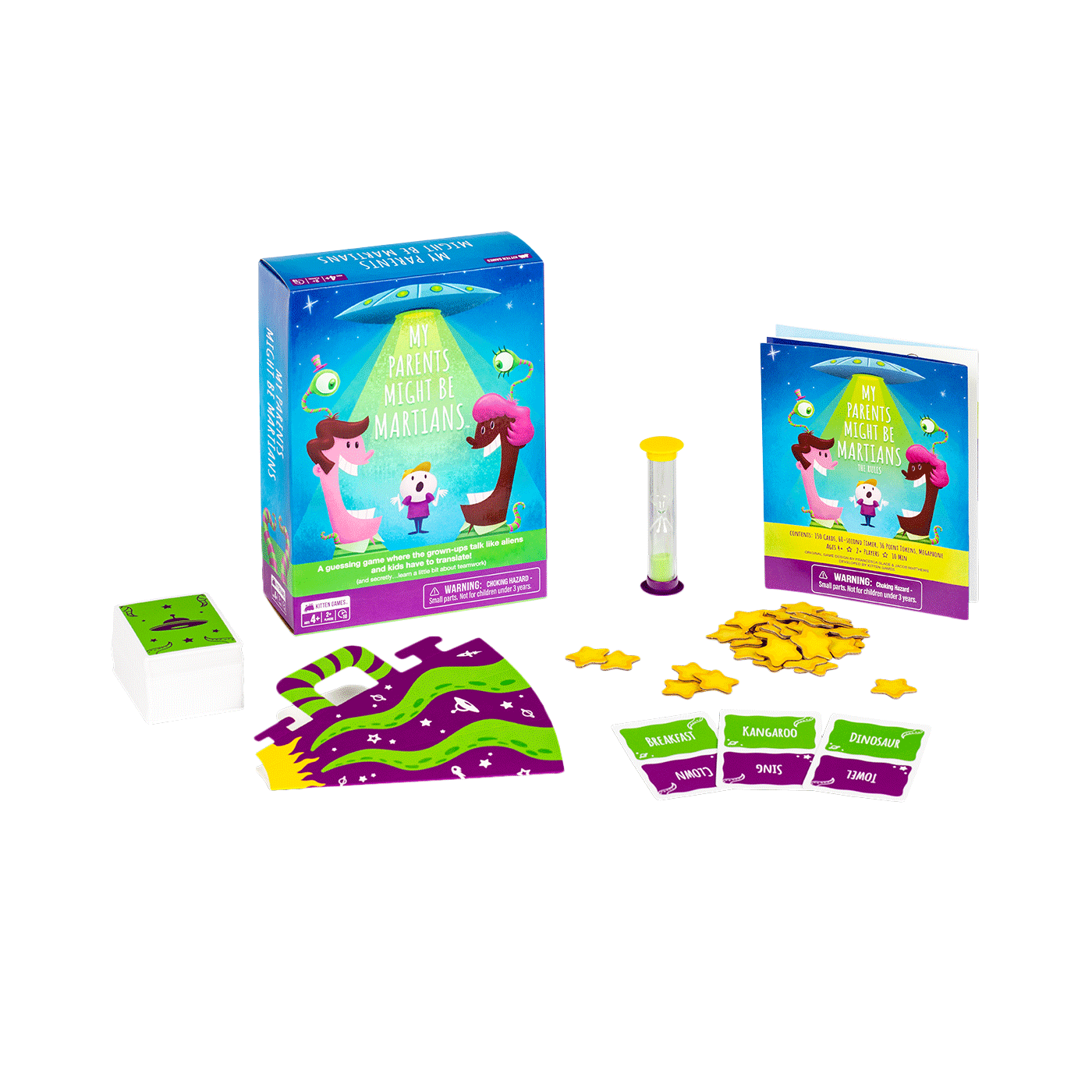 My Parents Might Be Martians - Trò chơi Board Game gia đình vui nhộn - Exploding Kittens