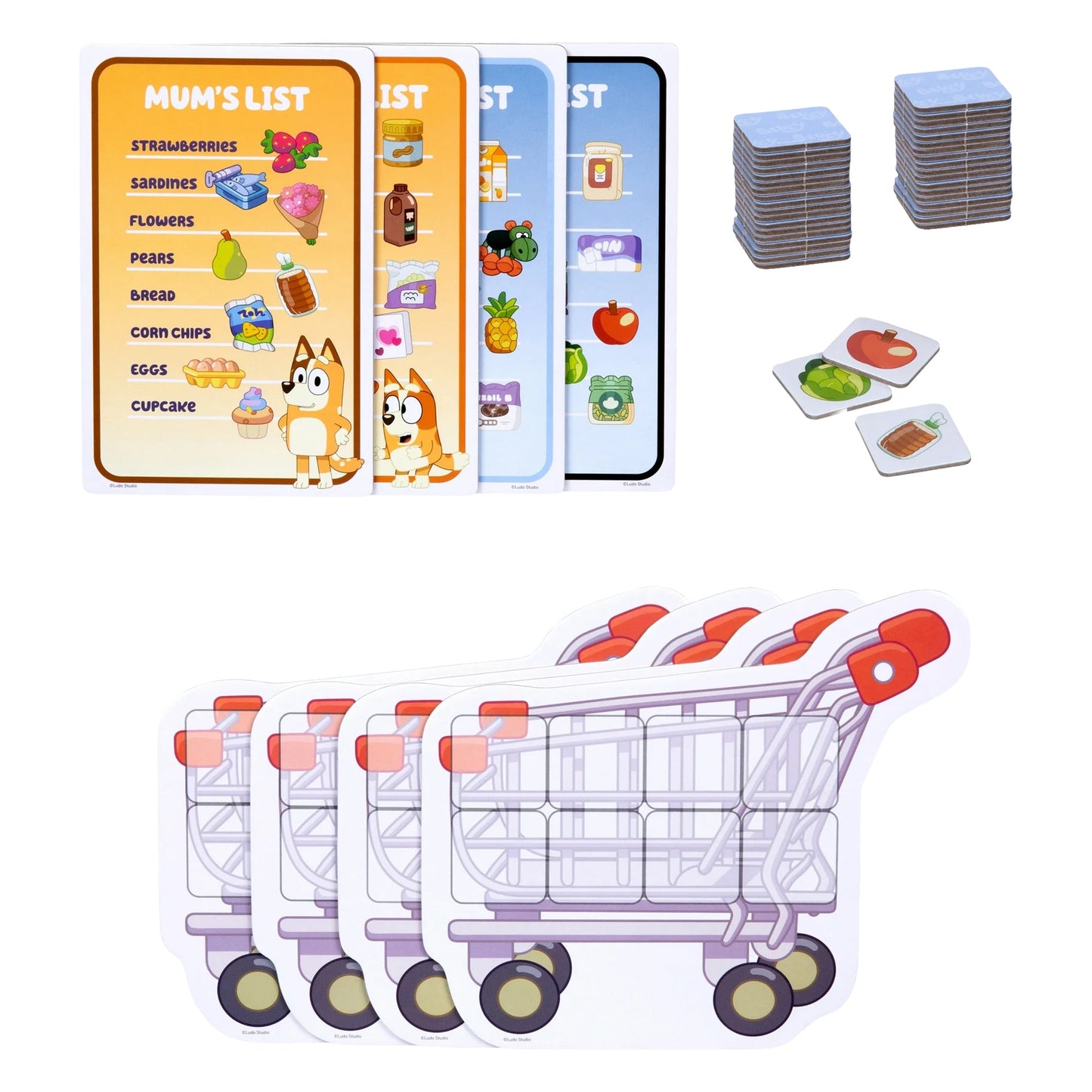 Bluey Shopping List Game