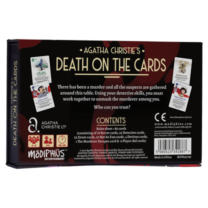 Agatha Christie: Death on the Cards Card Game - Trò chơi thẻ bài trinh thám - Modiphius Entertainment