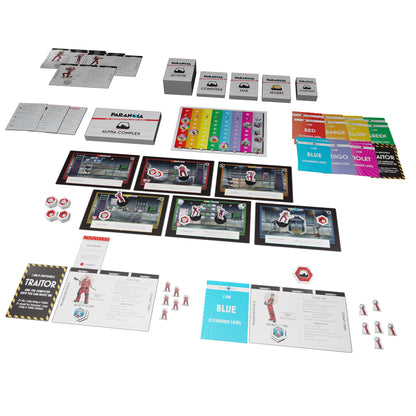 Paranoia The Uncooperative Board Game - Board Game Chiến Thuật Nhập Vai Hài Hước - Modiphius Entertainment