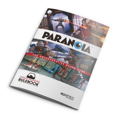 Paranoia The Uncooperative Board Game - Board Game Chiến Thuật Nhập Vai Hài Hước - Modiphius Entertainment