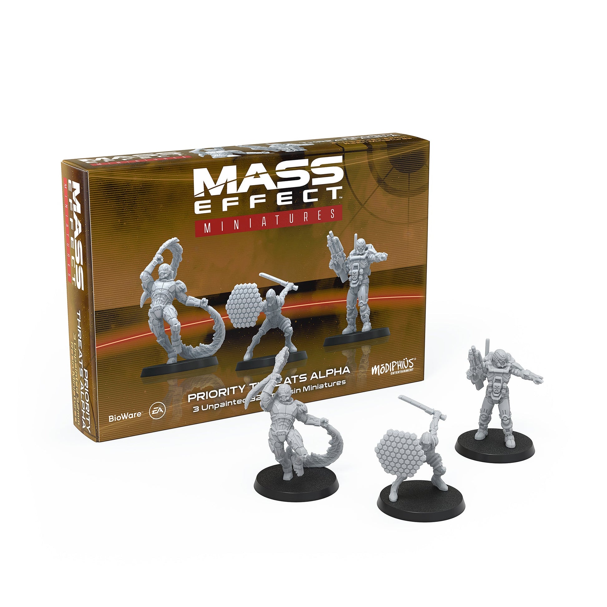 Mass Effect - Priority Threats Alpha - Resin Collectors Miniatures Set - Bộ Mô Hình Nhựa Resin Cao Cấp Modiphius Entertainment - Hình ảnh sản phẩm