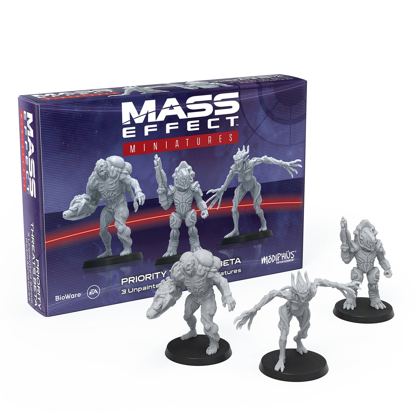 Mass Effect - Priority Threats Beta - Resin Collectors Miniatures Set - Bộ Mô Hình Thu Nhỏ Resin - Modiphius Entertainment - Hình ảnh sản phẩm