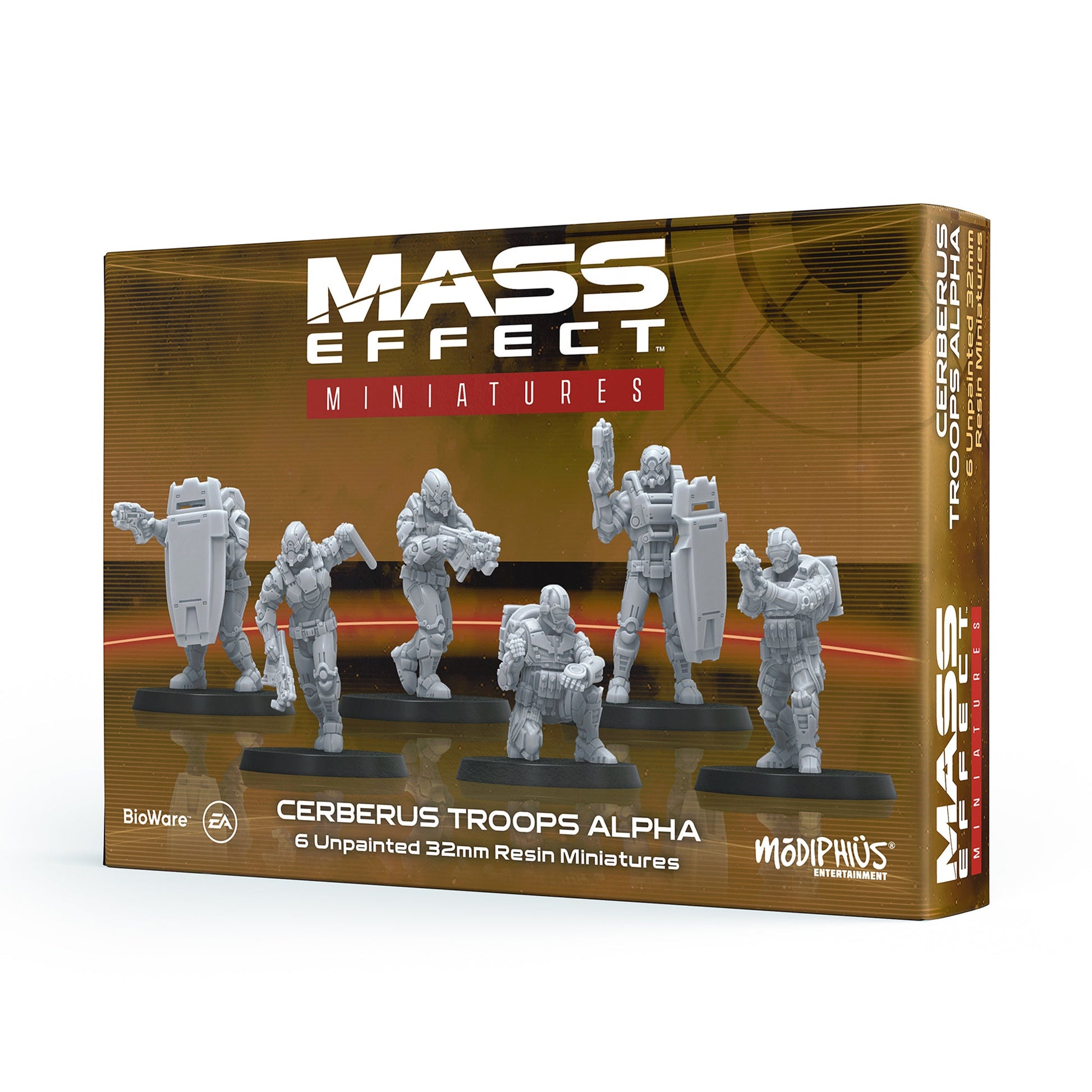 Mass Effect - Cerberus Forces Alpha - Resin Collectors Miniatures Set - Bộ Mô Hình Sưu Tầm 32mm - Modiphius Entertainment - Hình ảnh sản phẩm