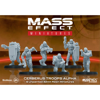 Mass Effect - Cerberus Forces Alpha - Resin Collectors Miniatures Set - Bộ Mô Hình Sưu Tầm 32mm - Modiphius Entertainment - Hình ảnh chi tiết 2