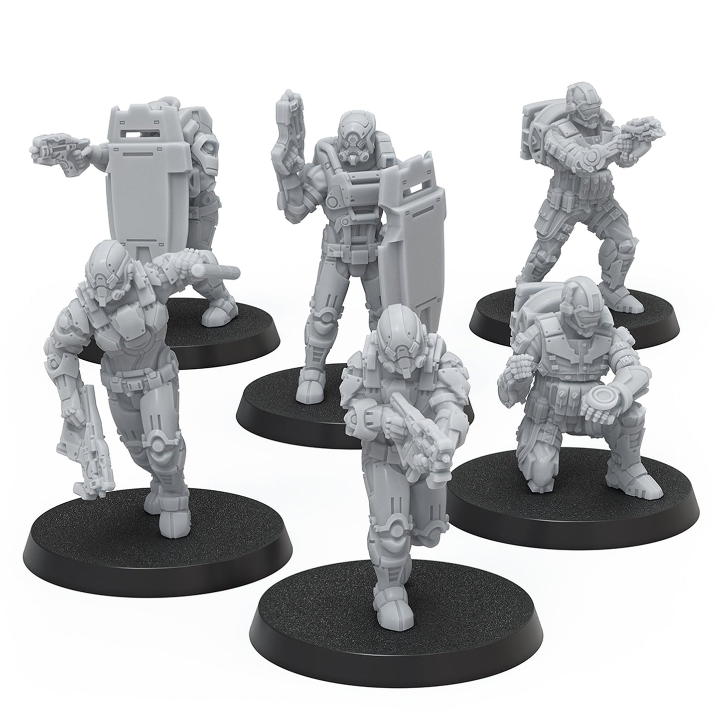 Mass Effect - Cerberus Forces Alpha - Resin Collectors Miniatures Set - Bộ Mô Hình Sưu Tầm 32mm - Modiphius Entertainment - Hình ảnh bổ sung 4