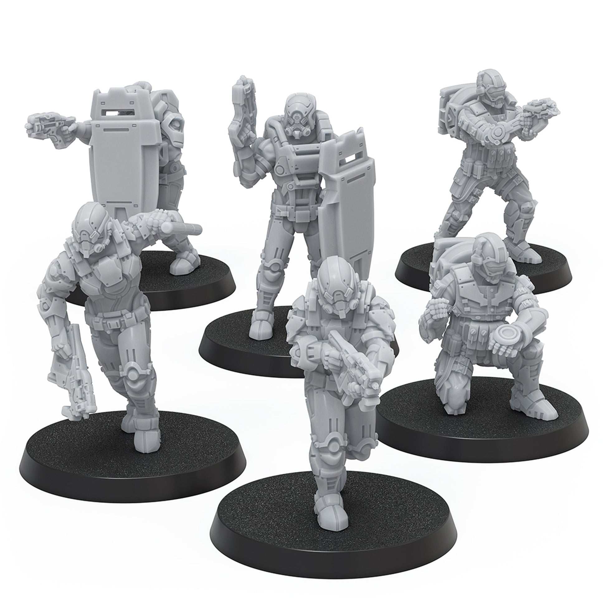 Mass Effect - Cerberus Forces Alpha - Resin Collectors Miniatures Set - Bộ Mô Hình Sưu Tầm 32mm - Modiphius Entertainment - Hình ảnh bổ sung 4