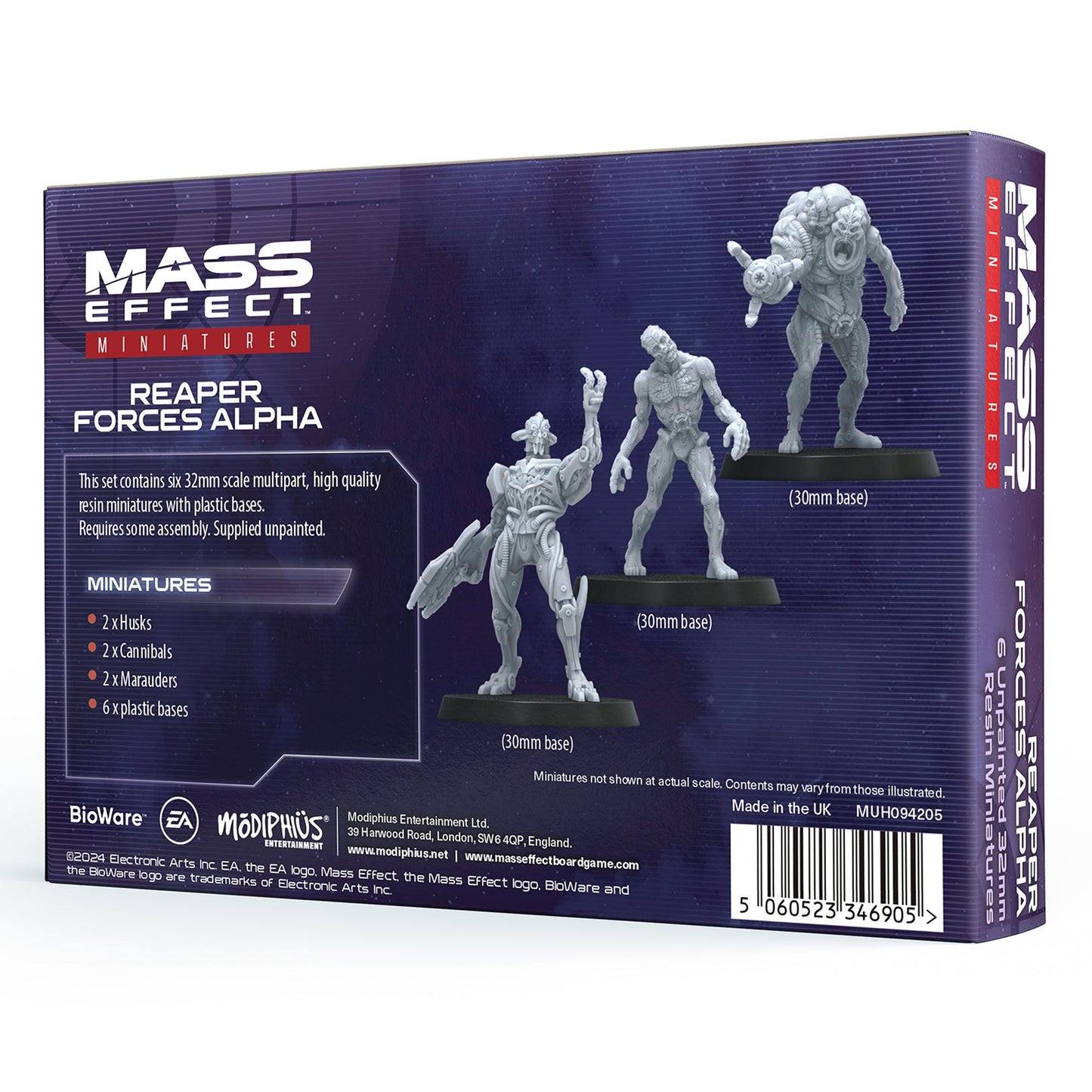Mass Effect - Reaper Forces Alpha - Resin Collectors Miniatures Set - Bộ Mô Hình Resin Sưu Tầm - Modiphius Entertainment - Góc nhìn khác 3