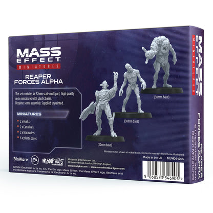 Mass Effect - Reaper Forces Alpha - Resin Collectors Miniatures Set - Bộ Mô Hình Resin Sưu Tầm - Modiphius Entertainment - Góc nhìn khác 3