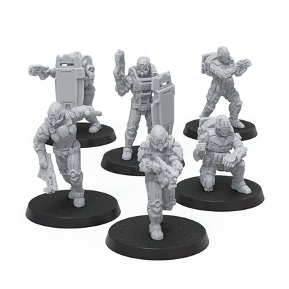 Mass Effect - Reaper Forces Alpha - Resin Collectors Miniatures Set - Bộ Mô Hình Resin Sưu Tầm - Modiphius Entertainment - Hình ảnh bổ sung 4