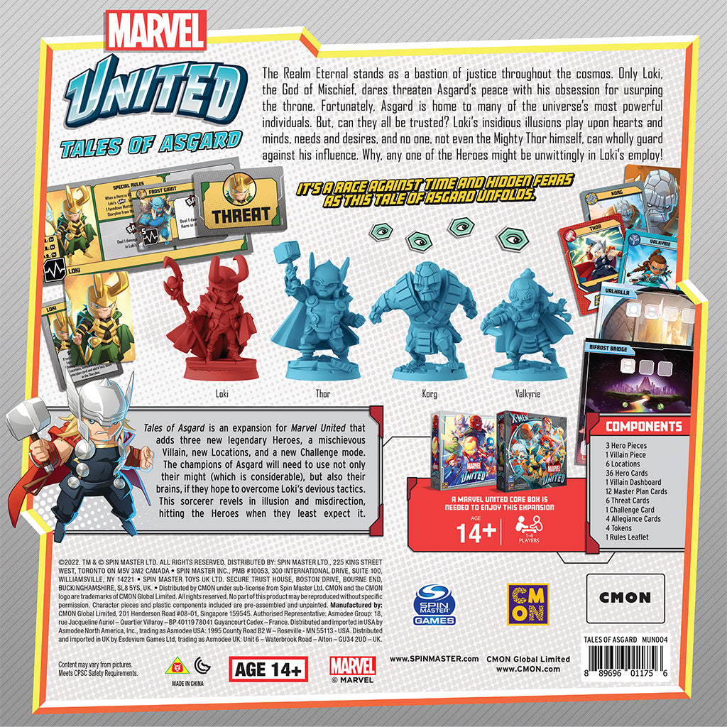 Marvel United: Tales of Asgard - Bản Mở Rộng Board Game Chiến Thuật - CMON - Góc nhìn khác 3