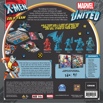 Marvel United X-Men: Gold Team Board Game Expansion - Bản Mở Rộng Board Game Chiến Thuật - CMON