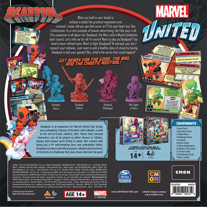 Marvel United: Deadpool Board Game Expansion - Bản Mở Rộng Board Game Chiến Thuật - CMON - Góc nhìn khác 3