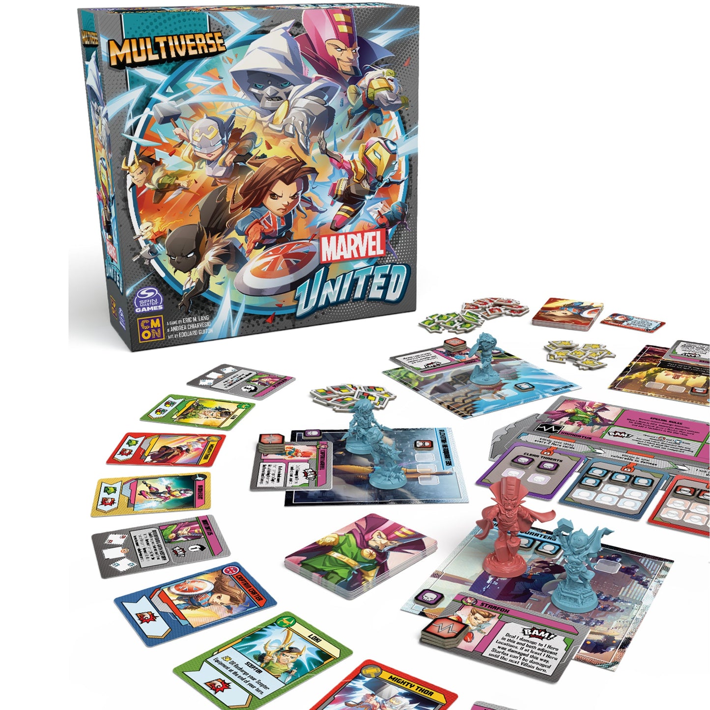 Marvel United: Multiverse Core Box - Board Game Chiến Thuật Đồng Đội - CMON