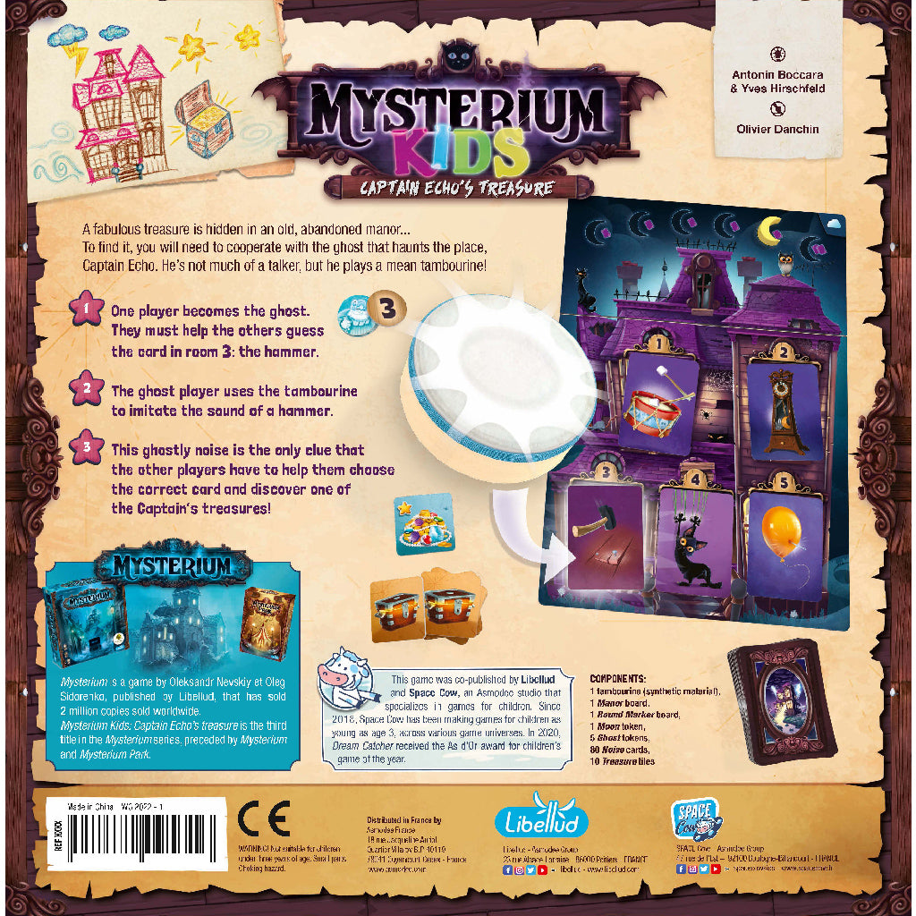 Mysterium Kids: Captain Echo's Treasure Board Game - Trò chơi Board Game Hợp Tác Cho Trẻ Em - Libellud