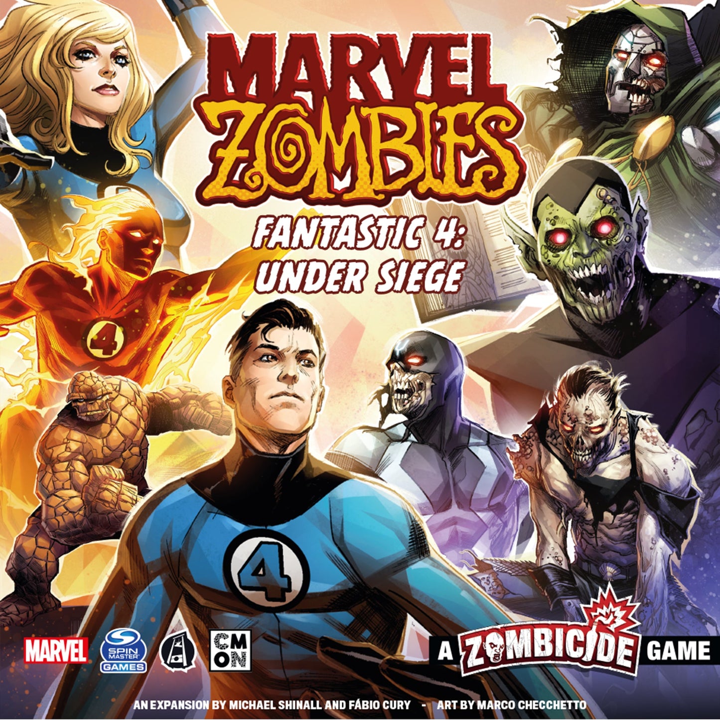 Marvel Zombies Fantastic 4 Under Siege Expansion - Bản Mở Rộng Board Game Chiến Thuật - CMON - Hình ảnh chi tiết 2
