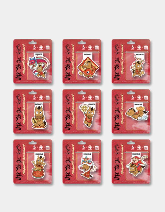 Bookmark nam châm Mã Tiểu Dã