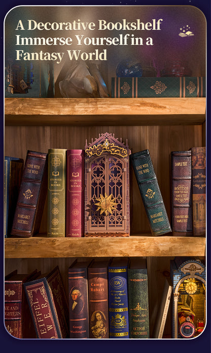 Rolife Magic Fantasy Corner DIY Book Nook Shelf Insert TGB14 - Mô hình Book Nook nhà gỗ DIY - Rolife