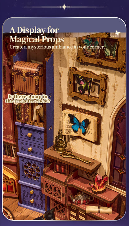 Rolife Magic Fantasy Corner DIY Book Nook Shelf Insert TGB14 - Mô hình Book Nook nhà gỗ DIY - Rolife