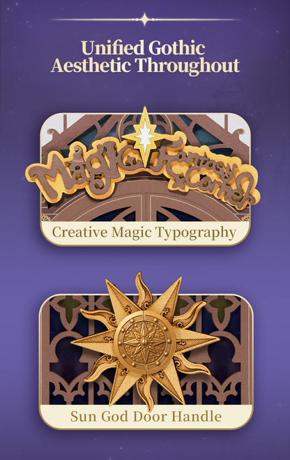 Rolife Magic Fantasy Corner DIY Book Nook Shelf Insert TGB14 - Mô hình Book Nook nhà gỗ DIY - Rolife