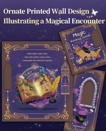 Rolife Magic Fantasy Corner DIY Book Nook Shelf Insert TGB14 - Mô hình Book Nook nhà gỗ DIY - Rolife