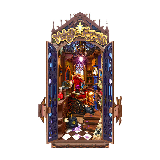 Rolife Magic Fantasy Corner DIY Book Nook Shelf Insert TGB14 - Mô hình Book Nook nhà gỗ DIY - Rolife