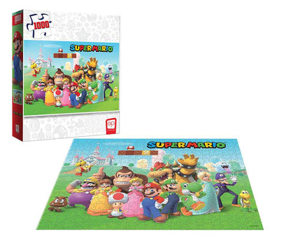 Super Mario™ "Mushroom Kingdom" 1,000 Piece Puzzle - Trò chơi xếp hình 1000 mảnh - The Op Games