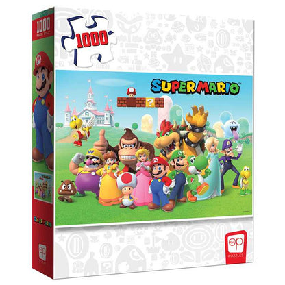 Super Mario™ "Mushroom Kingdom" 1,000 Piece Puzzle - Trò chơi xếp hình 1000 mảnh - The Op Games
