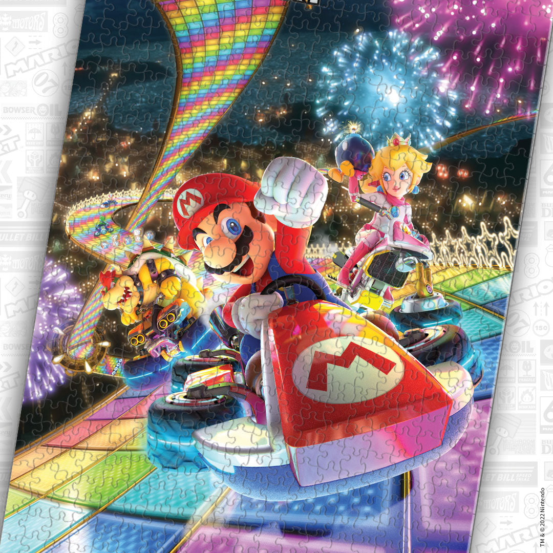 Mario Kart™ "Rainbow Road" 1,000 Piece Puzzle - Bộ xếp hình Jigsaw - The Op Games - Hình ảnh bổ sung 5
