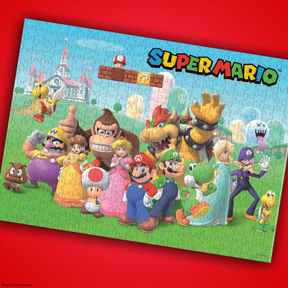 Super Mario™ "Mushroom Kingdom" 1,000 Piece Puzzle - Trò chơi xếp hình 1000 mảnh - The Op Games