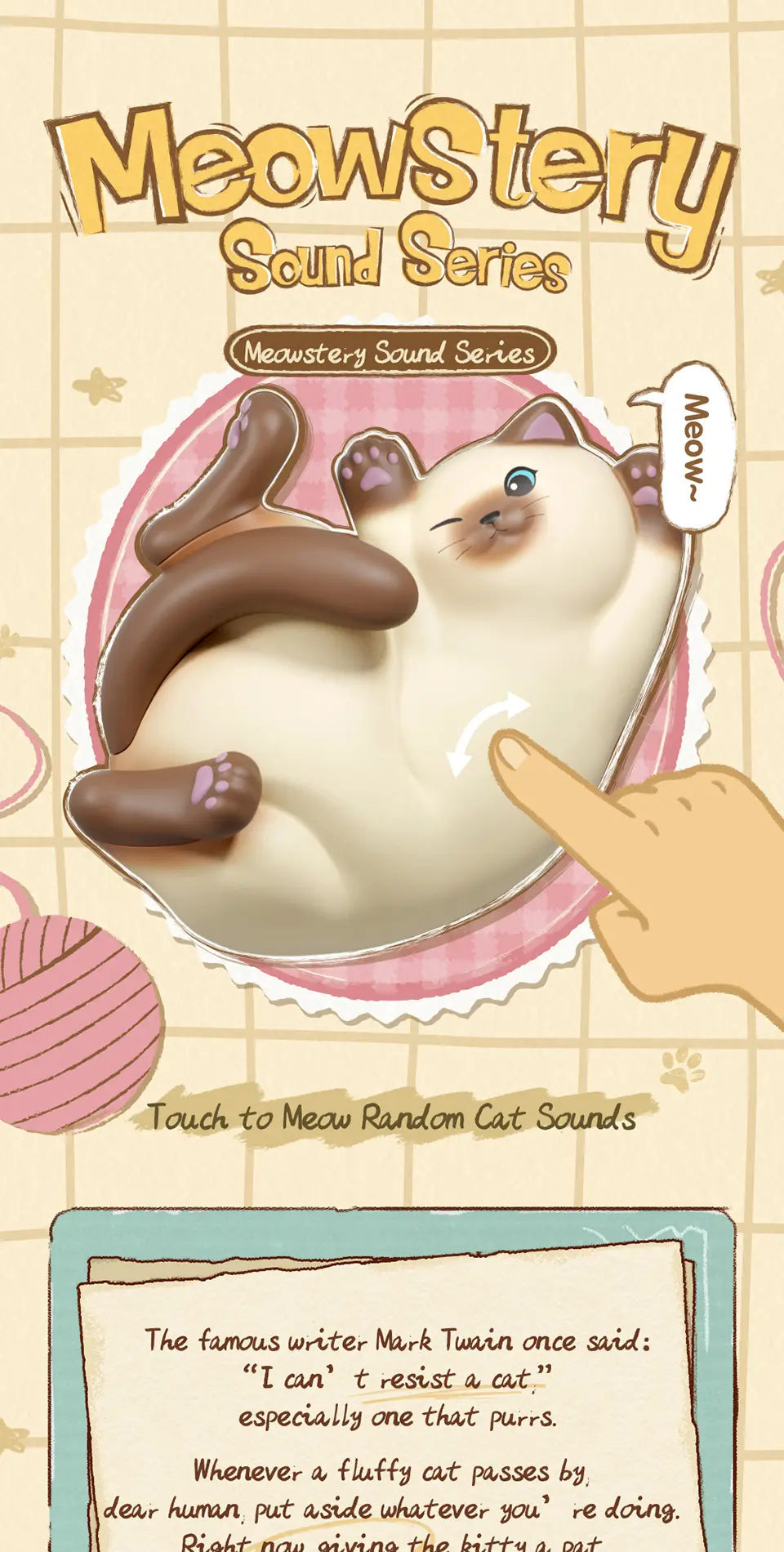 MEOWSTERY SOUND - Hộp mù Blind Box Art Toy Figure - 52TOYS