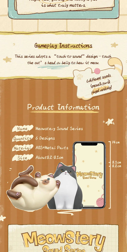 MEOWSTERY SOUND - Hộp mù Blind Box Art Toy Figure - 52TOYS