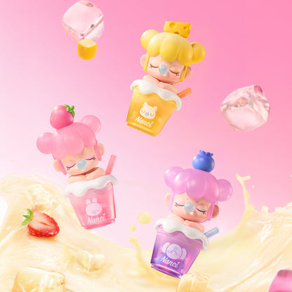 Rolife BabyNanci Surprise Figure Dolls - Milk Tea Series NDXX - Mô hình Blind Box trà sữa (Phát sáng) - Rolife
