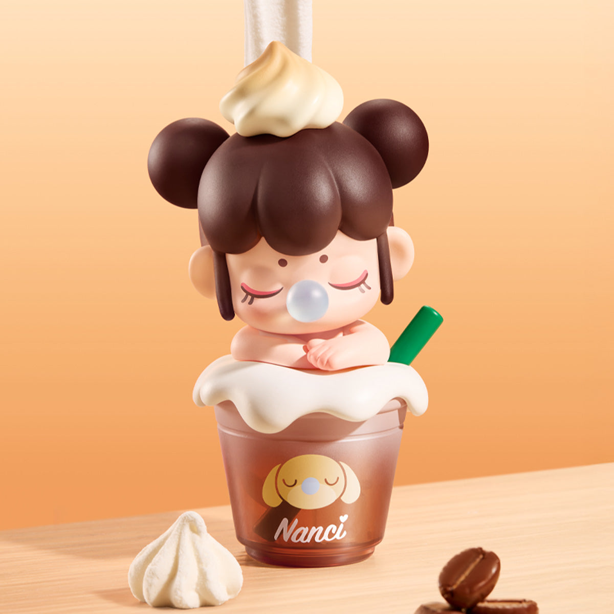 Rolife BabyNanci Surprise Figure Dolls - Milk Tea Series NDXX - Mô hình Blind Box trà sữa (Phát sáng) - Rolife