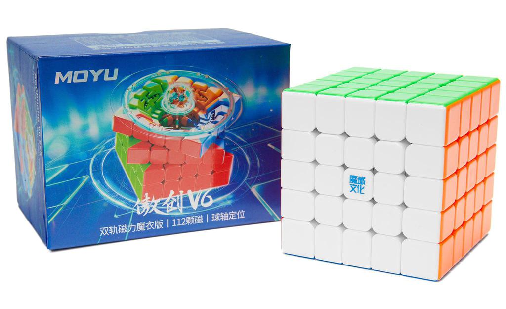 MoYu AoChuang 5x5 V6 Double-Track (Magnetic, Ball-Core, UV Coated) - Rubik 5x5 Nam Châm Cao Cấp - MoYu - Hình ảnh sản phẩm