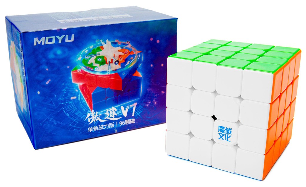 MoYu AoSu 4x4 V7 Single-Track (Magnetic) - Rubik 4x4 Nam Châm Tốc Độ MoYu - Hình ảnh sản phẩm