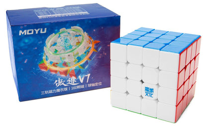 MoYu AoSu 4x4 V7 Triple-Track (Magnetic, Ball-Core, UV Coated) - Rubik 4x4 Nam Châm Cao Cấp MoYu - Hình ảnh sản phẩm