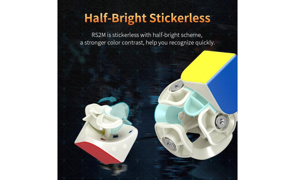 MoYu RS2 M Evolution 2x2 (Magnetic) Rubik 2x2 Nam Châm Cao Cấp MoYu MoYu - ảnh 3 - Rubik 2x2