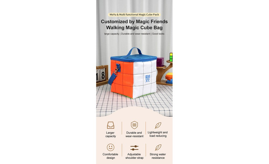MoYu Shoulder Bag - Túi Đeo Chéo Đựng Rubik Cao Cấp MoYu - Hình ảnh chi tiết 2