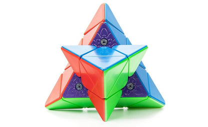 MoYu WeiLong Pyraminx (Magnetic, MagLev) - Rubik Tam Giác Nam Châm MagLev Cao Cấp MoYu - Hình ảnh chi tiết 2