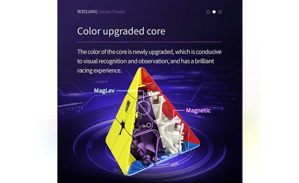 MoYu WeiLong Pyraminx (Magnetic, MagLev) - Rubik Tam Giác Nam Châm MagLev Cao Cấp MoYu - Hình ảnh bổ sung 9