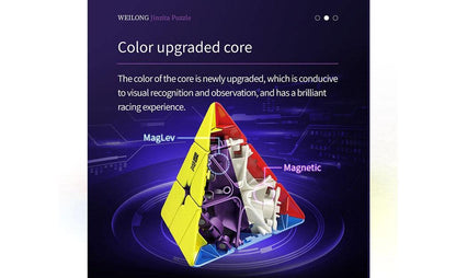 MoYu WeiLong Pyraminx (Magnetic, MagLev) - Rubik Tam Giác Nam Châm MagLev Cao Cấp MoYu - Hình ảnh bổ sung 9