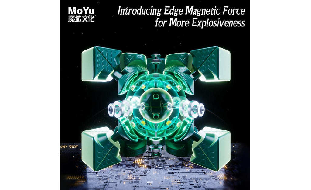 MoYu WeiLong WR M 3x3 V9 (Magnetic, MagLev, Ball-Core, UV Coated)