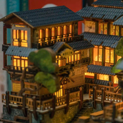 Nhà tắm nước nóng Ginzan Onsen - Nhật Bản