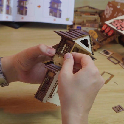 Làng chài Sawara - Nhật Bản (Mô hình Book Nook)