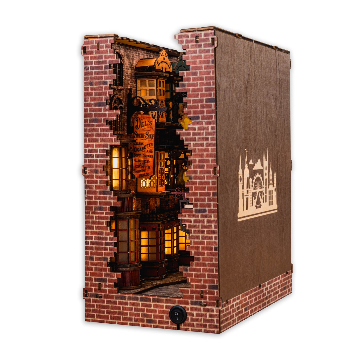 Phố Cổ London - Châu Âu (Mô hình Book Nook)