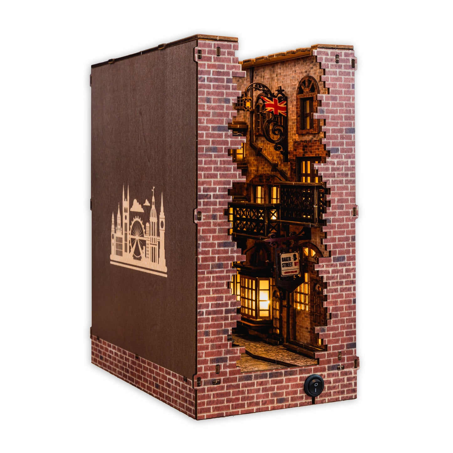 Phố Cổ London - Châu Âu (Mô hình Book Nook)