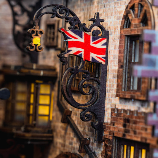 Phố Cổ London - Châu Âu (Mô hình Book Nook)