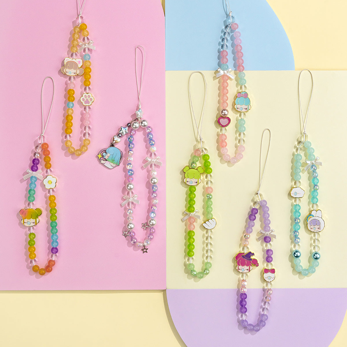 Nanci Sweet Time Beaded Phone Charm - Dây đeo điện thoại hạt cườm Blind Box - Rolife