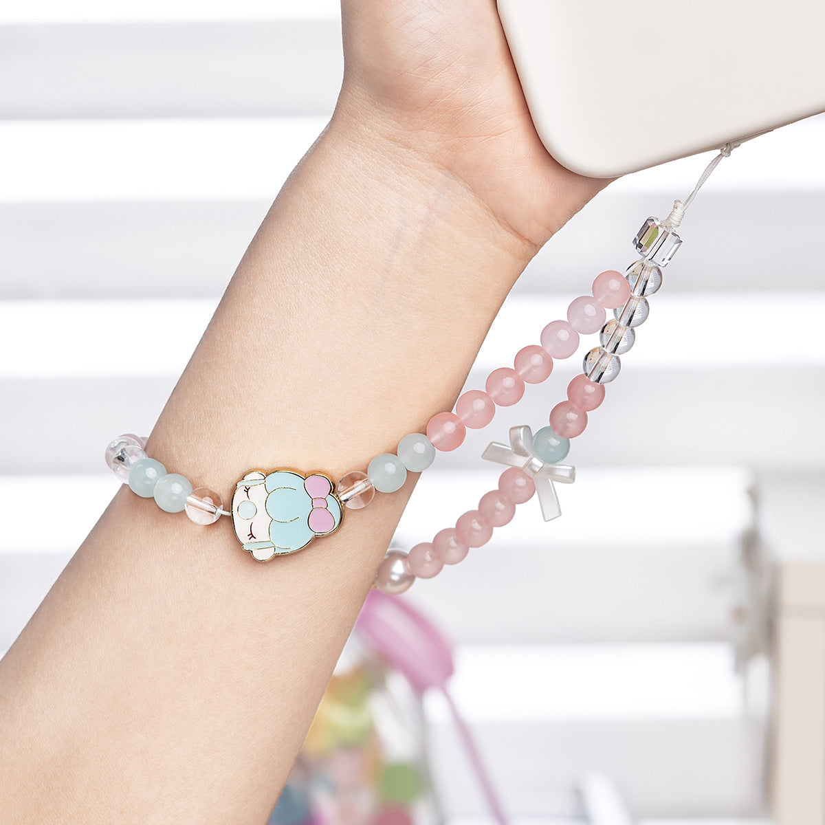 Nanci Sweet Time Beaded Phone Charm - Dây đeo điện thoại hạt cườm Blind Box - Rolife